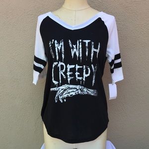 NWT— Halloween “I’m With Creepy” T-Shirt